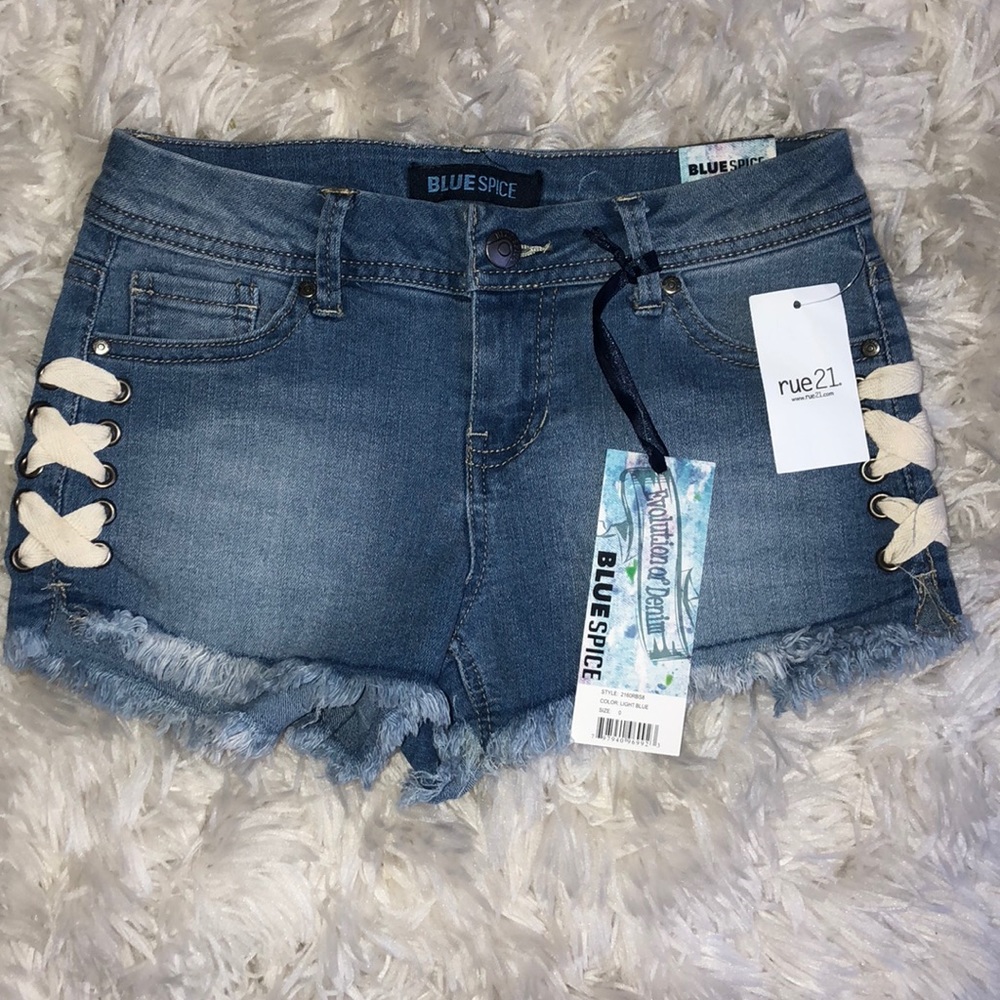 Blue spice shorts